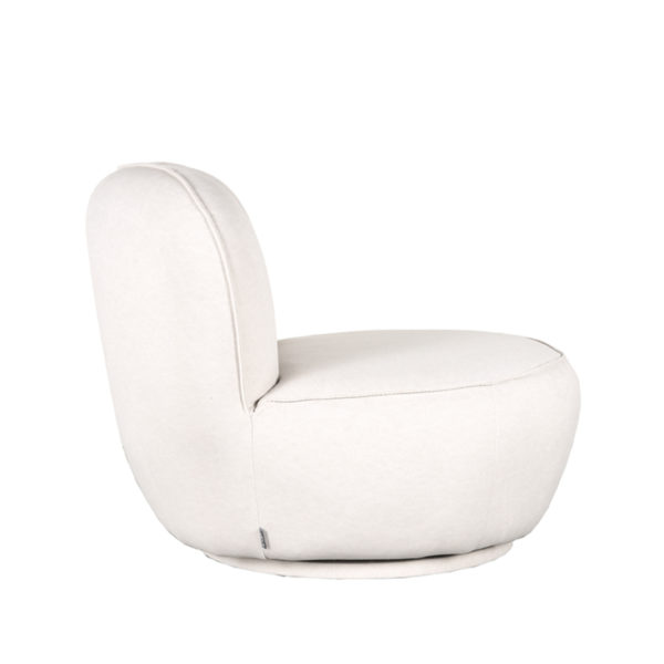 LABEL51 Fauteuil Bunny - Crème - Microfiber - Afbeelding 3