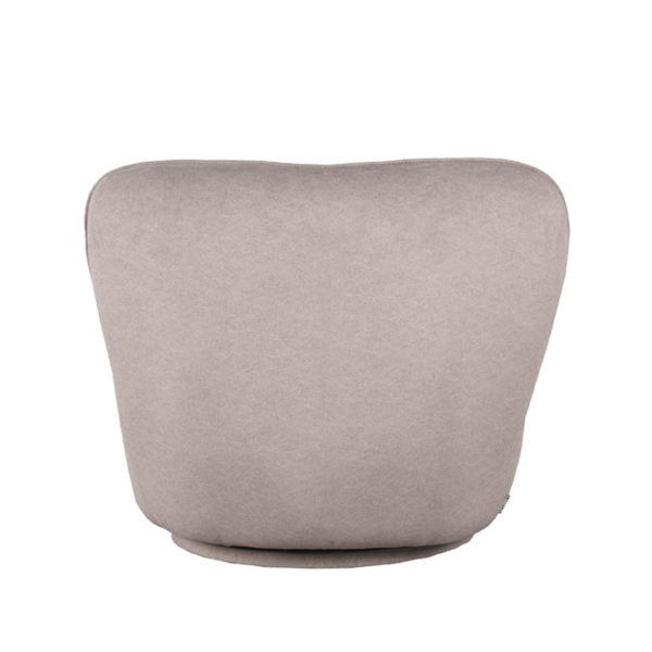 LABEL51 Fauteuil Bunny - Taupe - Microfiber - Afbeelding 4