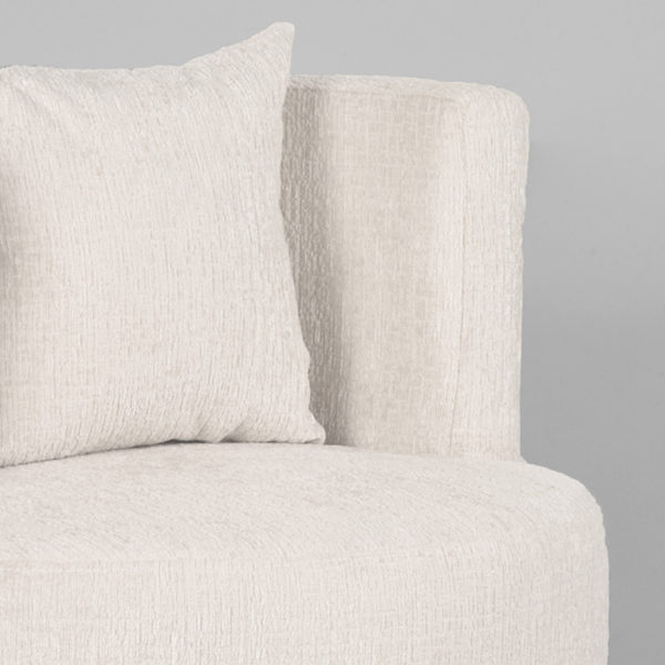 LABEL51 Fauteuil Evy - Crème - Elegance - 65 cm - Afbeelding 5