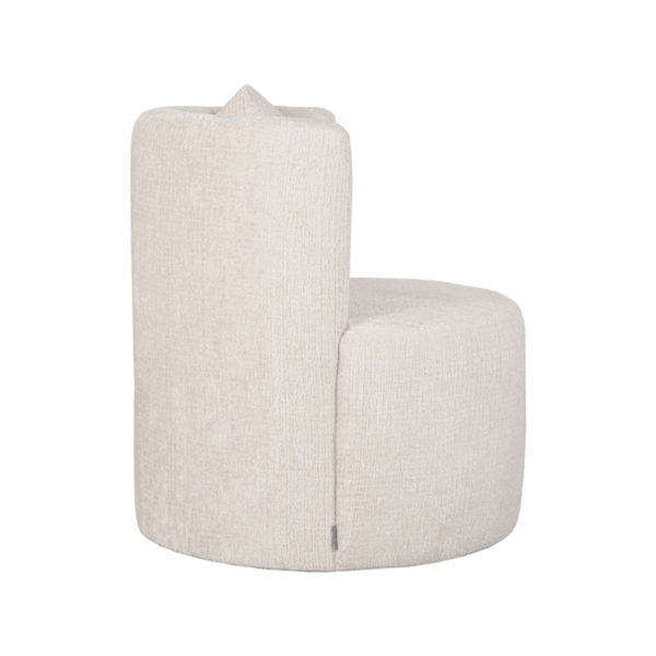 LABEL51 Fauteuil Evy - Crème - Elegance - 65 cm - Afbeelding 3