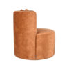 LABEL51 Fauteuil Evy - Oker - Velours - 65 cm - Afbeelding 3