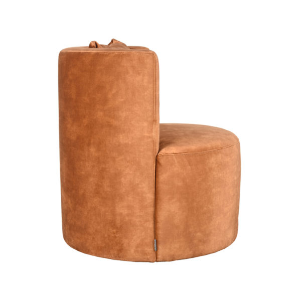 LABEL51 Fauteuil Evy - Oker - Velours - 65 cm - Afbeelding 3