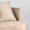 LABEL51 Fauteuil Evy - Zand - Velours - 90 cm - Afbeelding 5