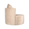 LABEL51 Fauteuil Evy - Zand - Velours - 90 cm - Afbeelding 3