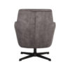LABEL51 Fauteuil Toby - Antraciet - Velours - Afbeelding 6