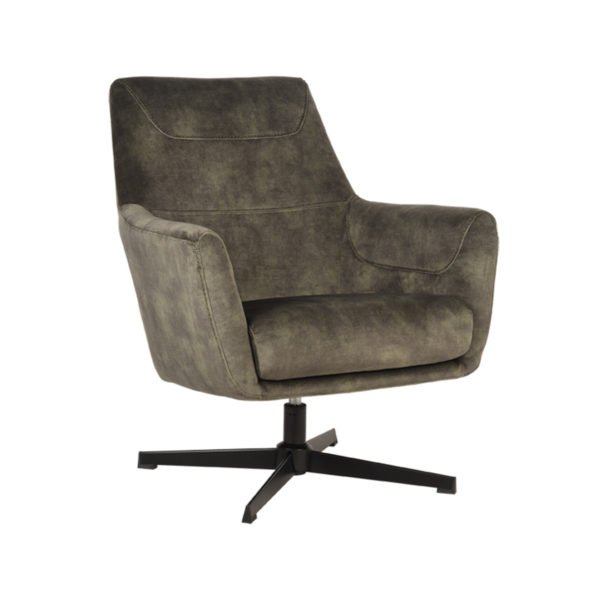 LABEL51 Fauteuil Toby - Hunter - Velours - Afbeelding 2