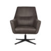 LABEL51 Fauteuil Tod - Antraciet - Microfiber - Afbeelding 2