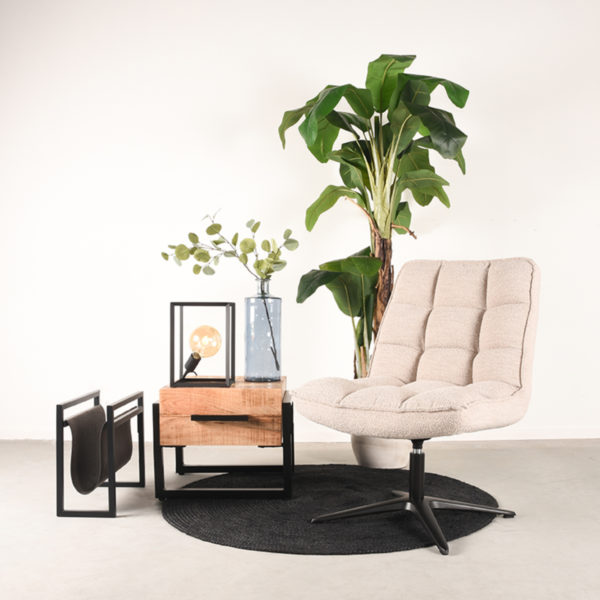 LABEL51 Fauteuil Vince - Naturel - Boucle - Afbeelding 6