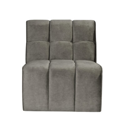 LABEL51 Bank Valentino - Taupe - Cosmo - 1,5-Zits Zonder Arm