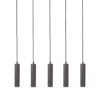 LABEL51 Hanglamp Ferroli - Zwart - Metaal - 5-lichts
