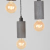 LABEL51 Hanglamp Fresco - Concrete - Beton - 3-Lichts - Afbeelding 3