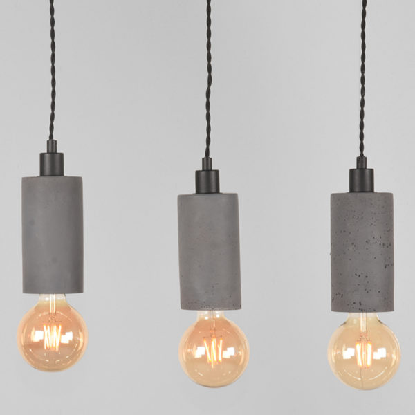 LABEL51 Hanglamp Fresco - Concrete - Beton - 5-Lichts - Afbeelding 3