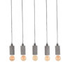 LABEL51 Hanglamp Fresco - Concrete - Beton - 5-Lichts - Afbeelding 2