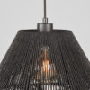 LABEL51 Hanglamp Ibiza - Zwart - Jute - 1-Lichts - Afbeelding 3