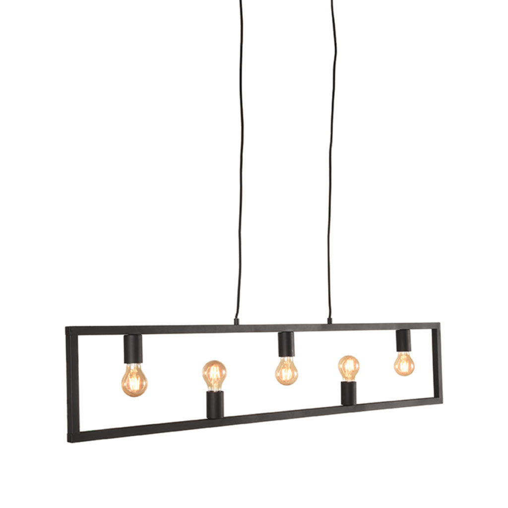 LABEL51 Hanglamp Quadrato - Zwart - Metaal - Afbeelding 5
