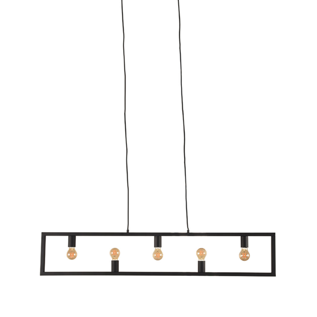 LABEL51 Hanglamp Quadrato - Zwart - Metaal - Afbeelding 3