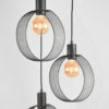 LABEL51 Hanglamp Ronda - Zwart - Metaal - 3-Lichts - Afbeelding 2