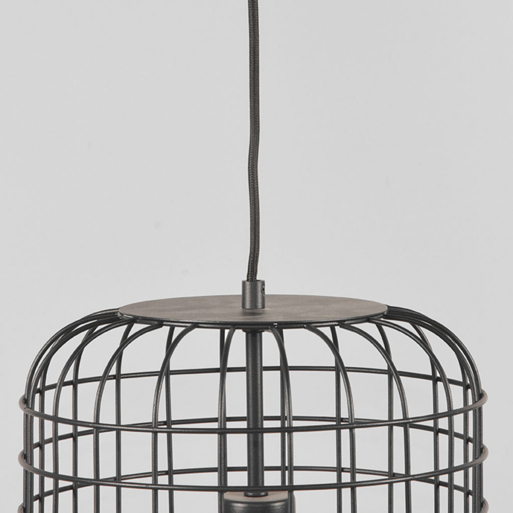 LABEL51 Hanglamp Solido - Zwart - Metaal - 1-Lichts - Afbeelding 2