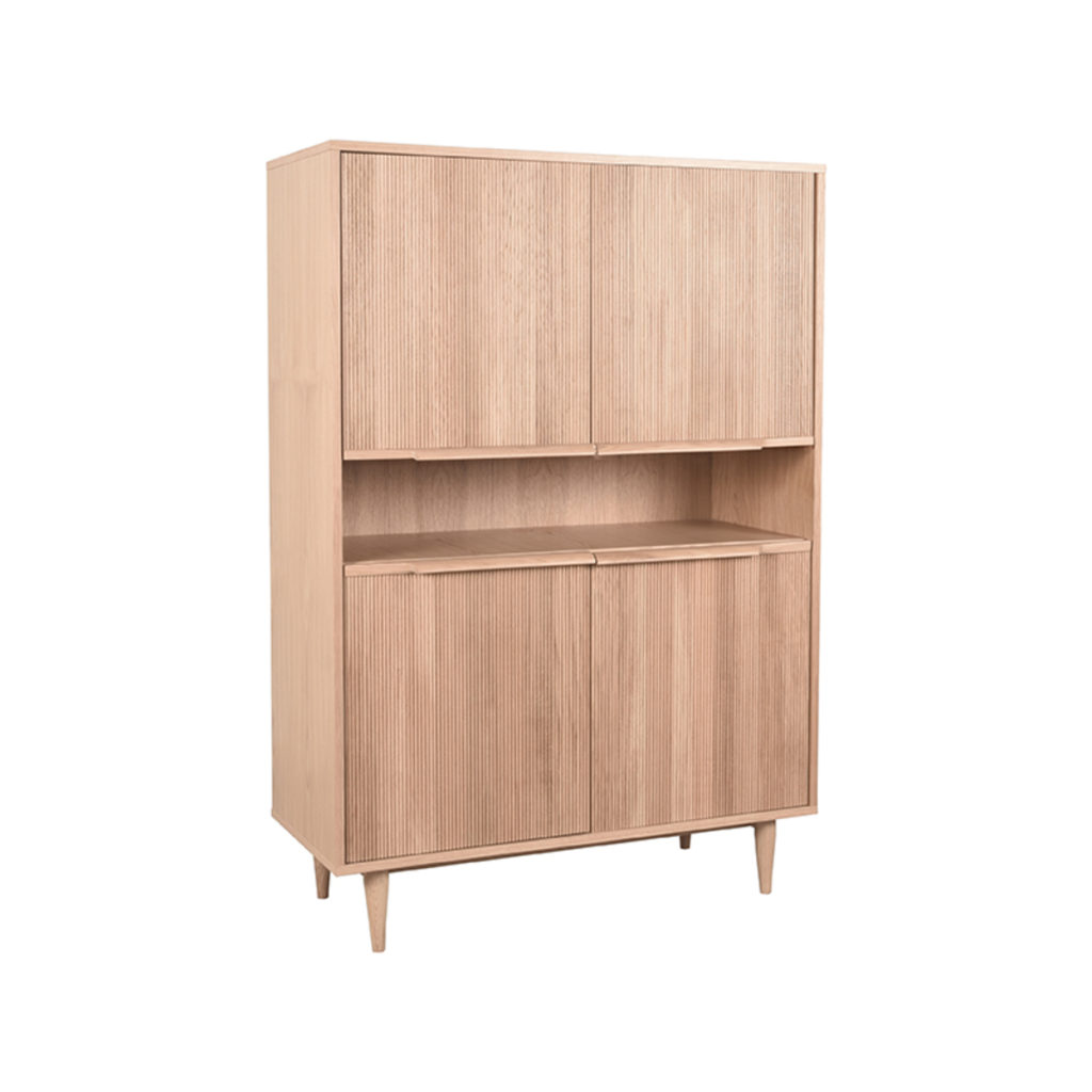 LABEL51 Bergkast Jule - Naturel - Eiken - Hoge Kast - Afbeelding 3