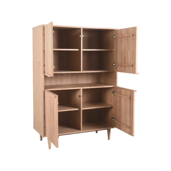 LABEL51 Bergkast Jule - Naturel - Eiken - Hoge Kast - Afbeelding 4