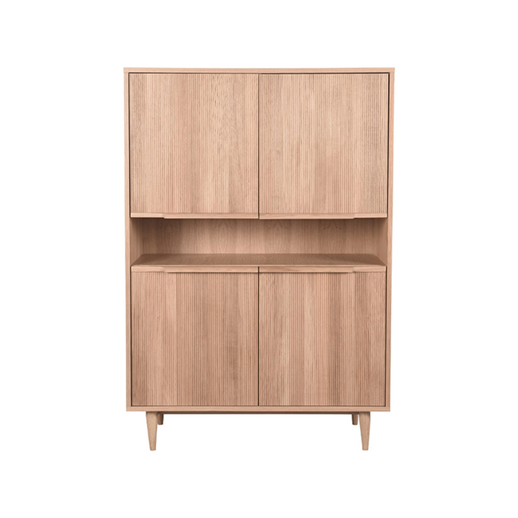 LABEL51 Bergkast Jule - Naturel - Eiken - Hoge Kast - Afbeelding 5