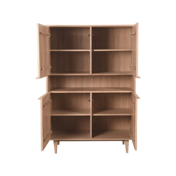 LABEL51 Bergkast Jule - Naturel - Eiken - Hoge Kast - Afbeelding 6