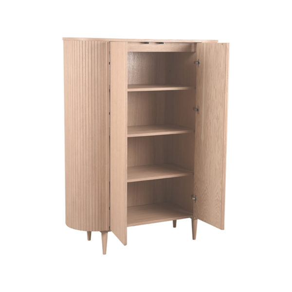 LABEL51 Bergkast Oliva - Naturel - Eiken - Hoge Kast - Afbeelding 2