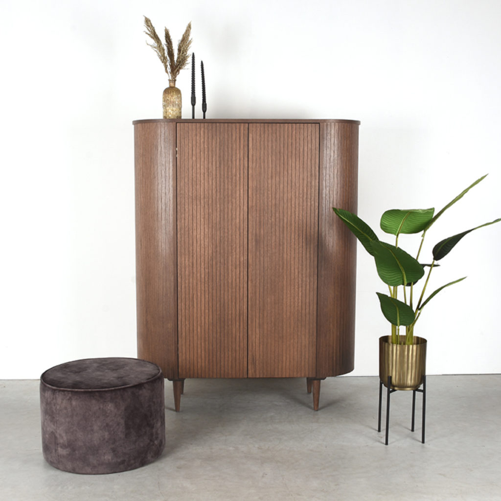 LABEL51 Bergkast Oliva - Walnoot - Eiken - Hoge Kast - Afbeelding 6