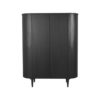 LABEL51 Bergkast Oliva - Zwart - Eiken - Hoge Kast - Afbeelding 5