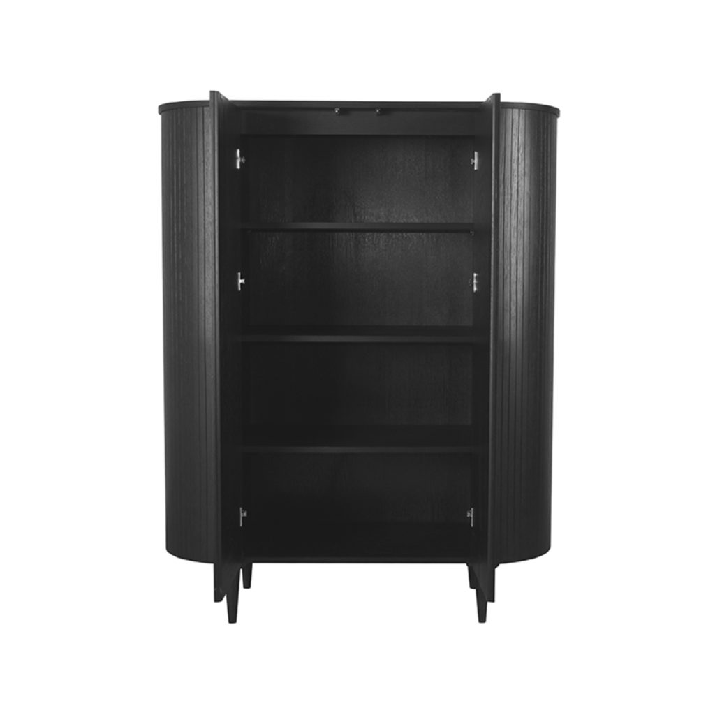 LABEL51 Bergkast Oliva - Zwart - Eiken - Hoge Kast - Afbeelding 6