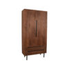 LABEL51 Bergkast Rio - Espresso - Mangohout - Hoge Kast - Afbeelding 2
