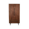 LABEL51 Bergkast Rio - Espresso - Mangohout - Hoge Kast - Afbeelding 4