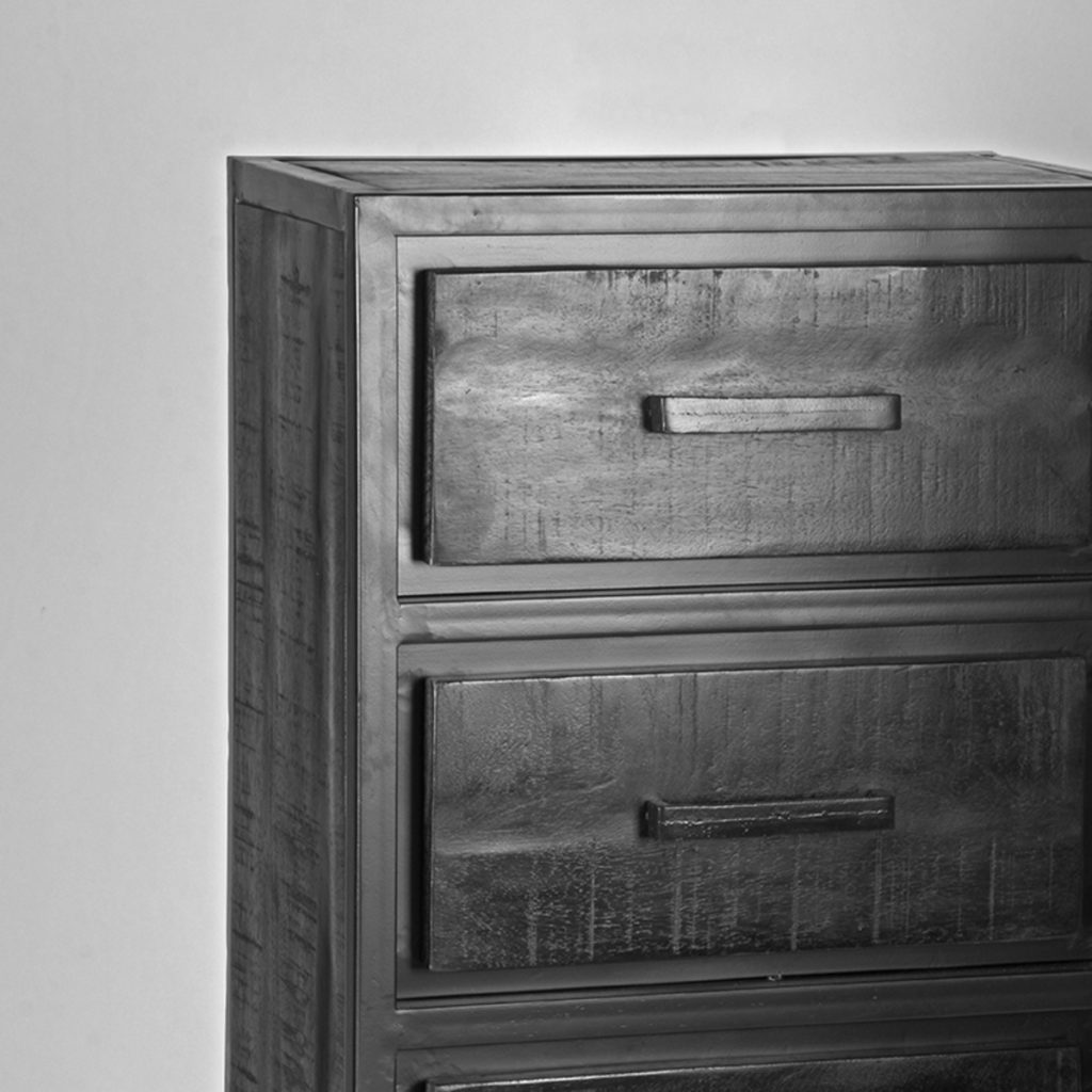 LABEL51 Ladekast Chili - Zwart - Mangohout - Ladekast - Afbeelding 5