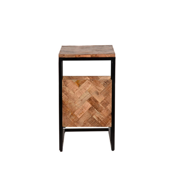 LABEL51 Bijzettafel Shift - Rough - Mangohout - Afbeelding 3