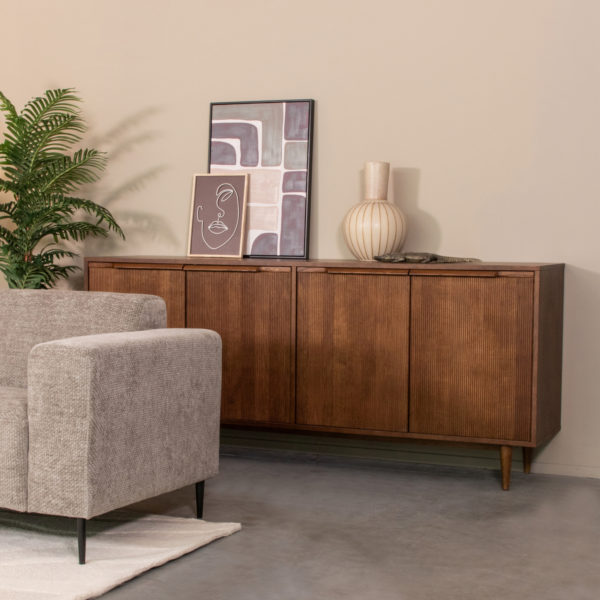 LABEL51 Dressoir Jule - Walnoot - Eiken - Dressoir - Afbeelding 2
