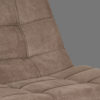 LABEL51 Fauteuil Alvar - Taupe - Micro Suede - Excl. Hocker - Afbeelding 3