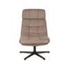LABEL51 Fauteuil Alvar - Taupe - Micro Suede - Excl. Hocker - Afbeelding 6