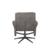 LABEL51 Fauteuil Bergen - Antraciet - Cosmo - Excl. Hocker - Afbeelding 3