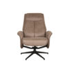 LABEL51 Fauteuil Bergen - Taupe - Micro Suede - Excl. Hocker - Afbeelding 6