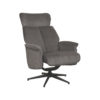 LABEL51 Fauteuil Verdal - Antraciet - Cosmo - Excl. Hocker - Afbeelding 3
