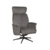 LABEL51 Fauteuil Verdal - Antraciet - Cosmo - Excl. Hocker - Afbeelding 2