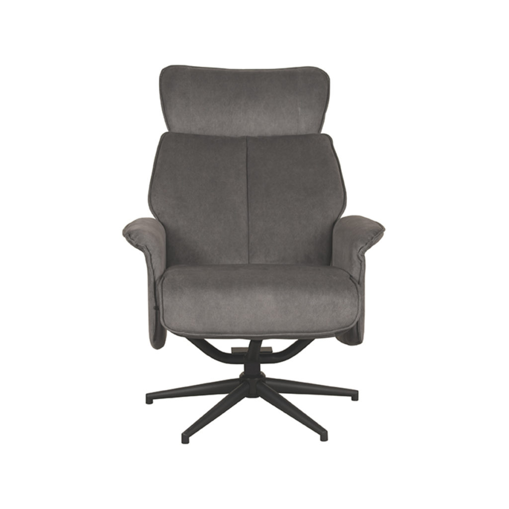 LABEL51 Fauteuil Verdal - Antraciet - Cosmo - Excl. Hocker - Afbeelding 5