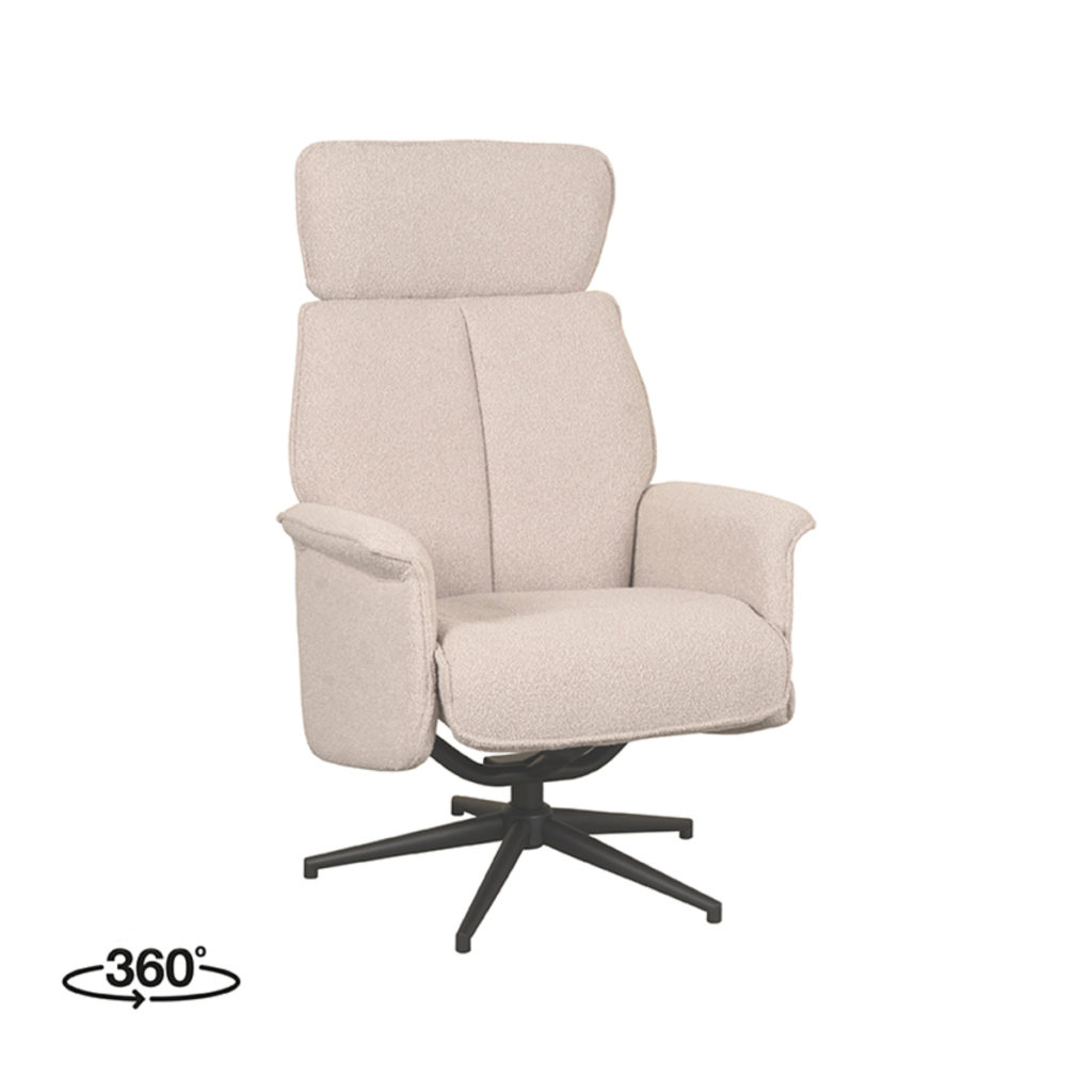LABEL51 Fauteuil Verdal - Naturel - Boucle - Excl. Hocker - Afbeelding 5