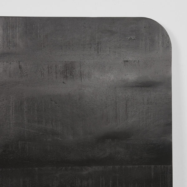 LABEL51 Eetkamertafel Tafelblad Sloppy Edge - Zwart - Mangohout - 70 cm Sloppy - Afbeelding 3