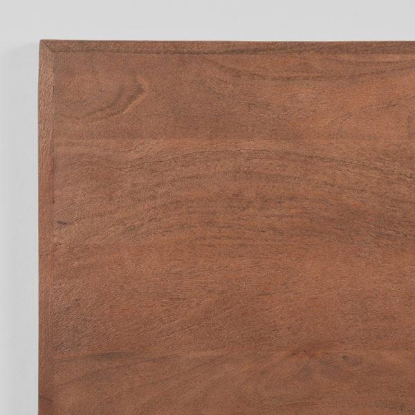LABEL51 Eetkamertafel Tafelblad Straight Edge - Espresso - Mangohout - 120 cm Straight - Afbeelding 2