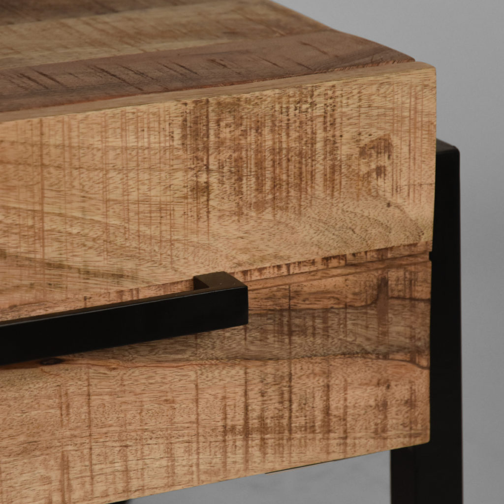 LABEL51 Salontafel Bolivia - Rough - Mangohout - 50 cm - Afbeelding 6