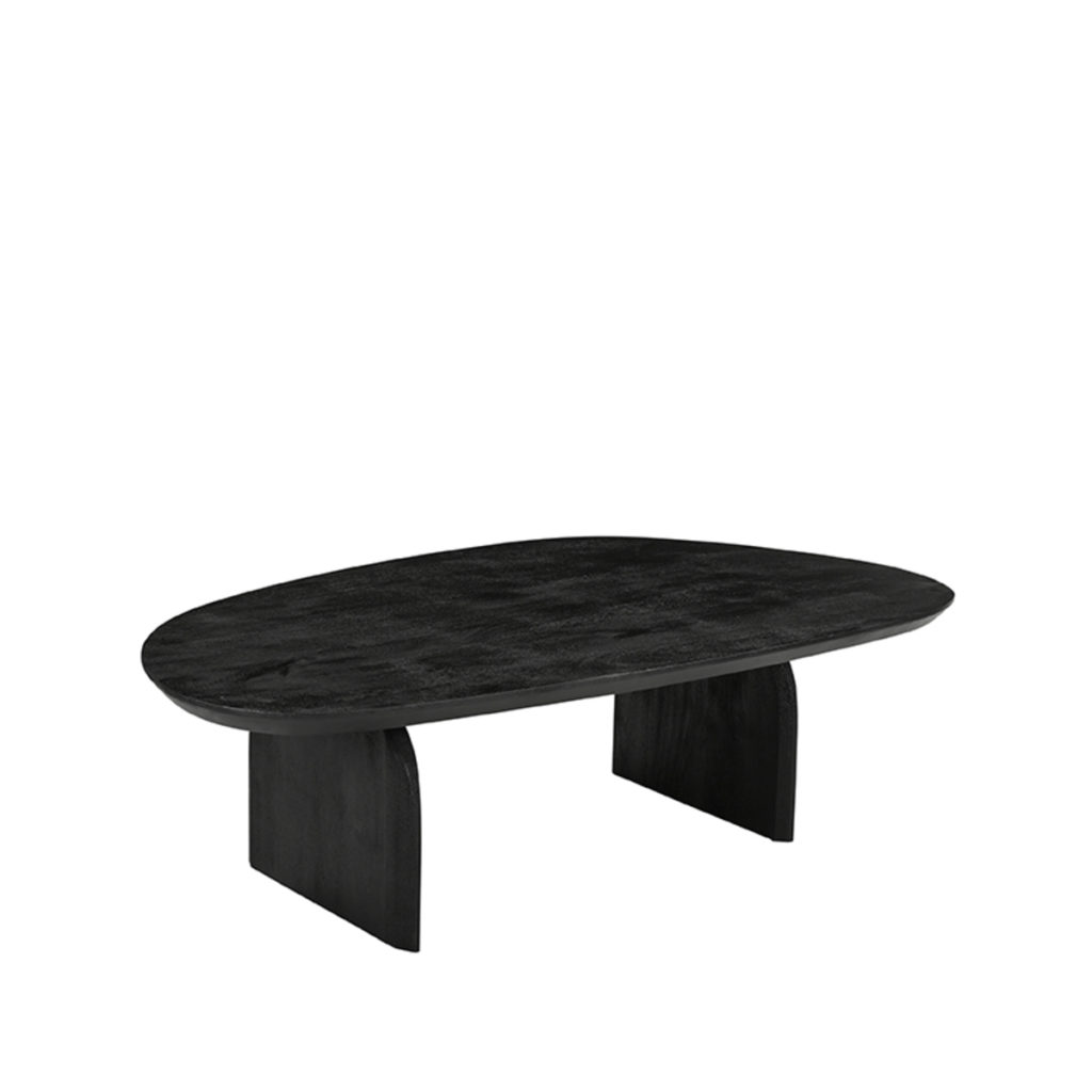 LABEL51 Salontafel Cooper - Zwart - Mangohout - 135 cm