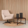 LABEL51 Salontafel Dox - Espresso - Mangohout - 70 cm - Zwart - Afbeelding 4