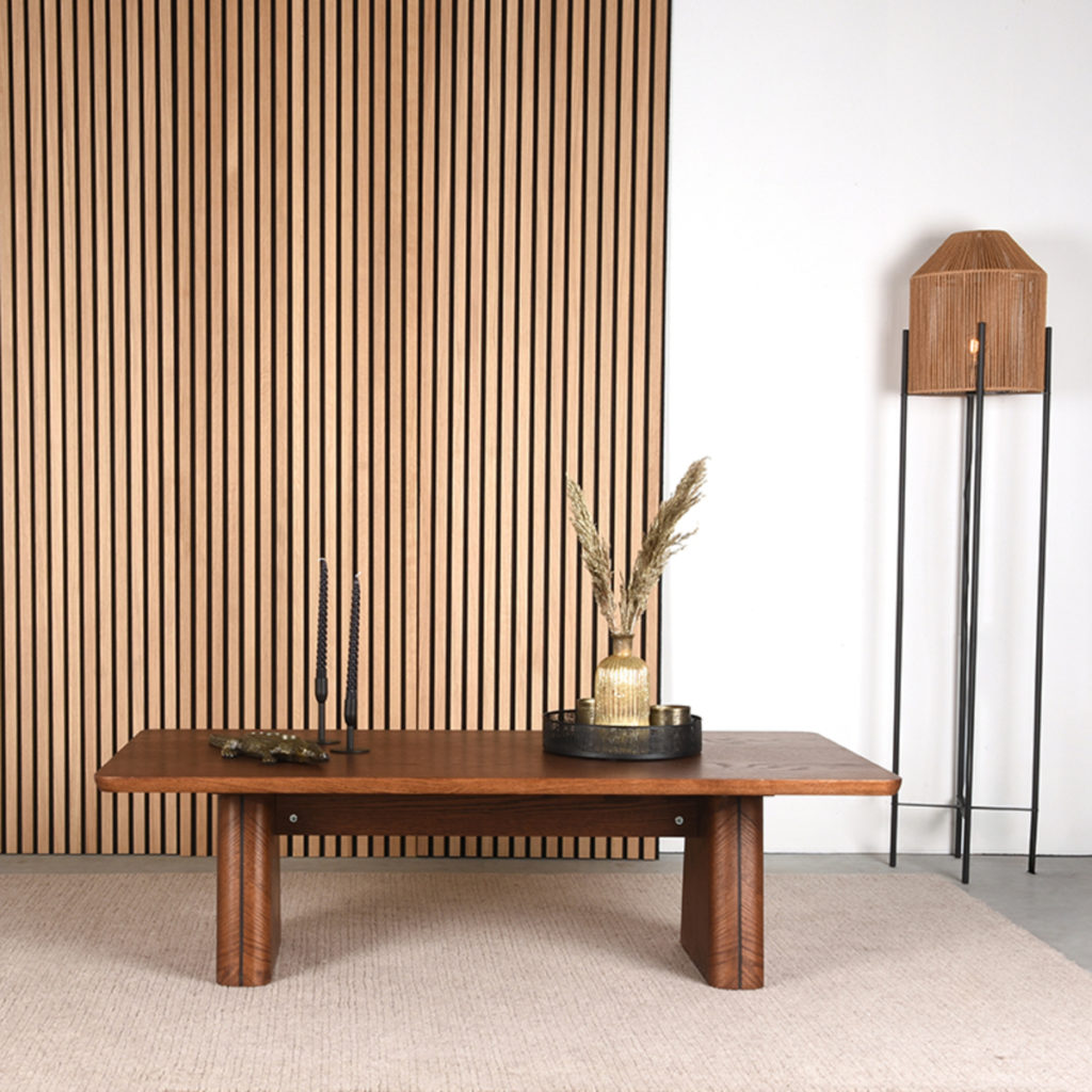 LABEL51 Salontafel Jule - Walnoot - Eiken - 140 cm - Afbeelding 5