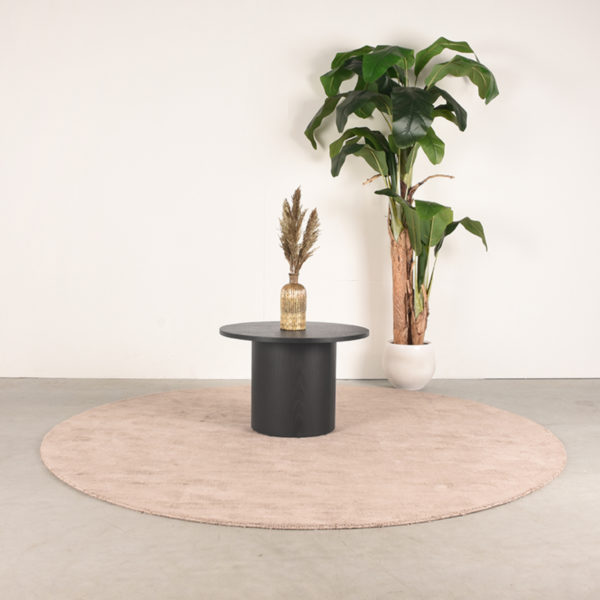 LABEL51 Salontafel Oliva - Zwart - Eiken - 60 cm - Afbeelding 3